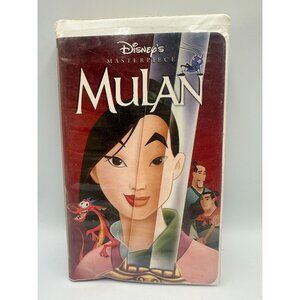Disneys Masterpiece Mulan VHS 1998 Animated Classic Like New